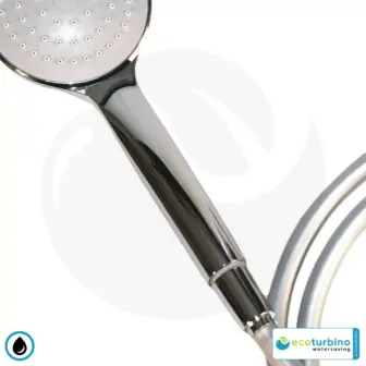 Soffione doccia portatile SET 10 Legio | ecoturbino® ET10L Adattatore risparmio acqua + tubo doccia + soffione doccia