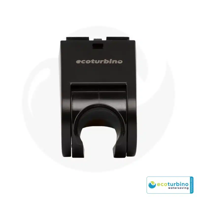 Shower Head Holder - Shower Wall Bracket | Wall Mount for Bathroom & Shower by ecoturbino® | black
