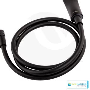 Duschschlauch | Brauseschlauch | Ersatzschlauch für die Duschkabine von ecoturbino® | schwarz