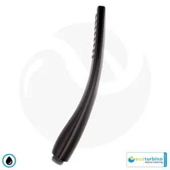 Ducha de mano - Modelo Deluxe | Ducha de diseño por ecoturbino® | negro