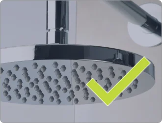 Overhead shower symbol