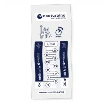Water measurement bag for determining water volume | ecoturbino® suitability and savings potential. Feedimage.
