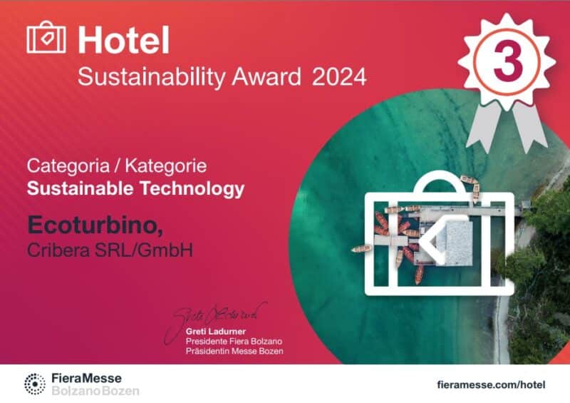 ecoturbino Hotel duurzaamheidsprijs 2024 Bozen